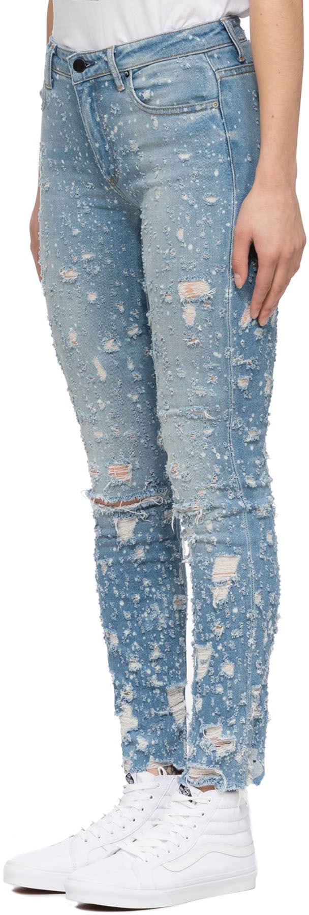 alexanderwang.t: Blue Whiplash Destroyed Skinny - 2