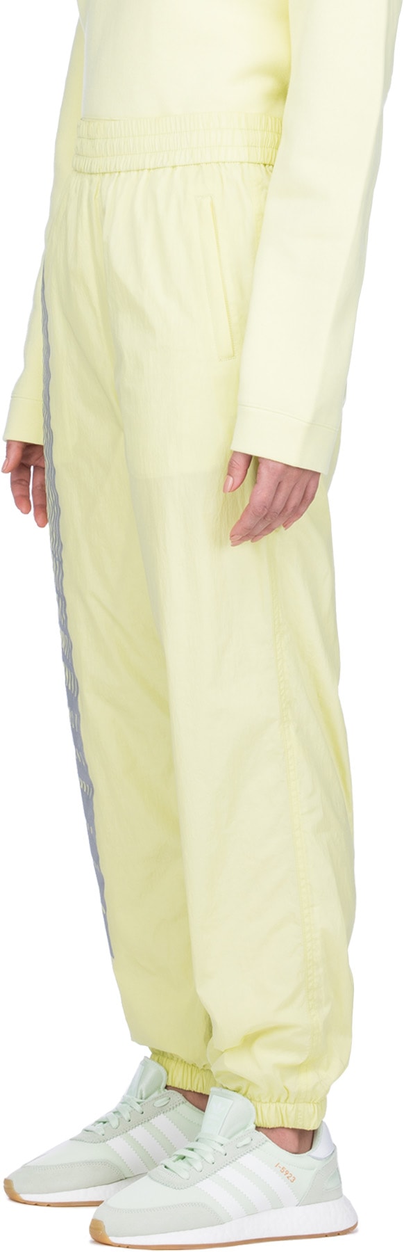 alexanderwang.t: Yellow Washed Nylon Pants - 2