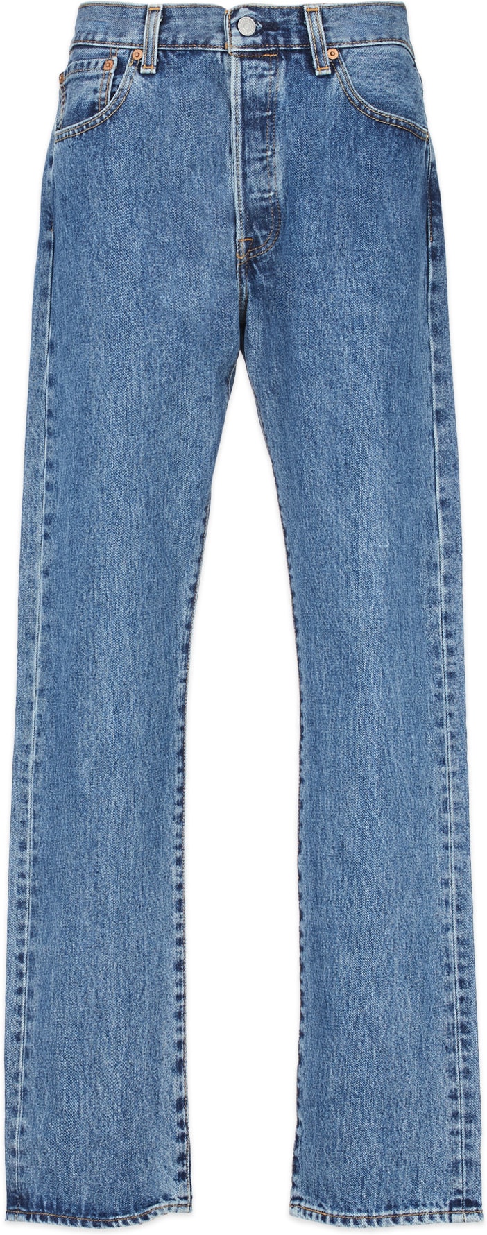 Levis: Bleu Jean 501 Original Fit Bleu - 1