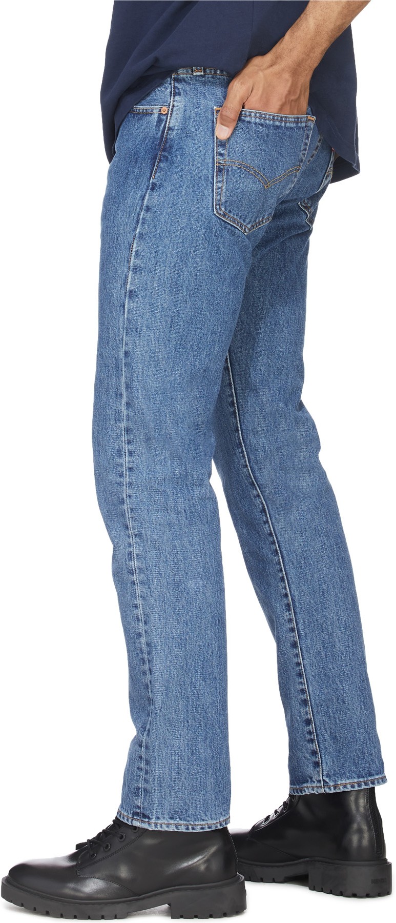 Levis: Blue 501® Original Jeans - 4