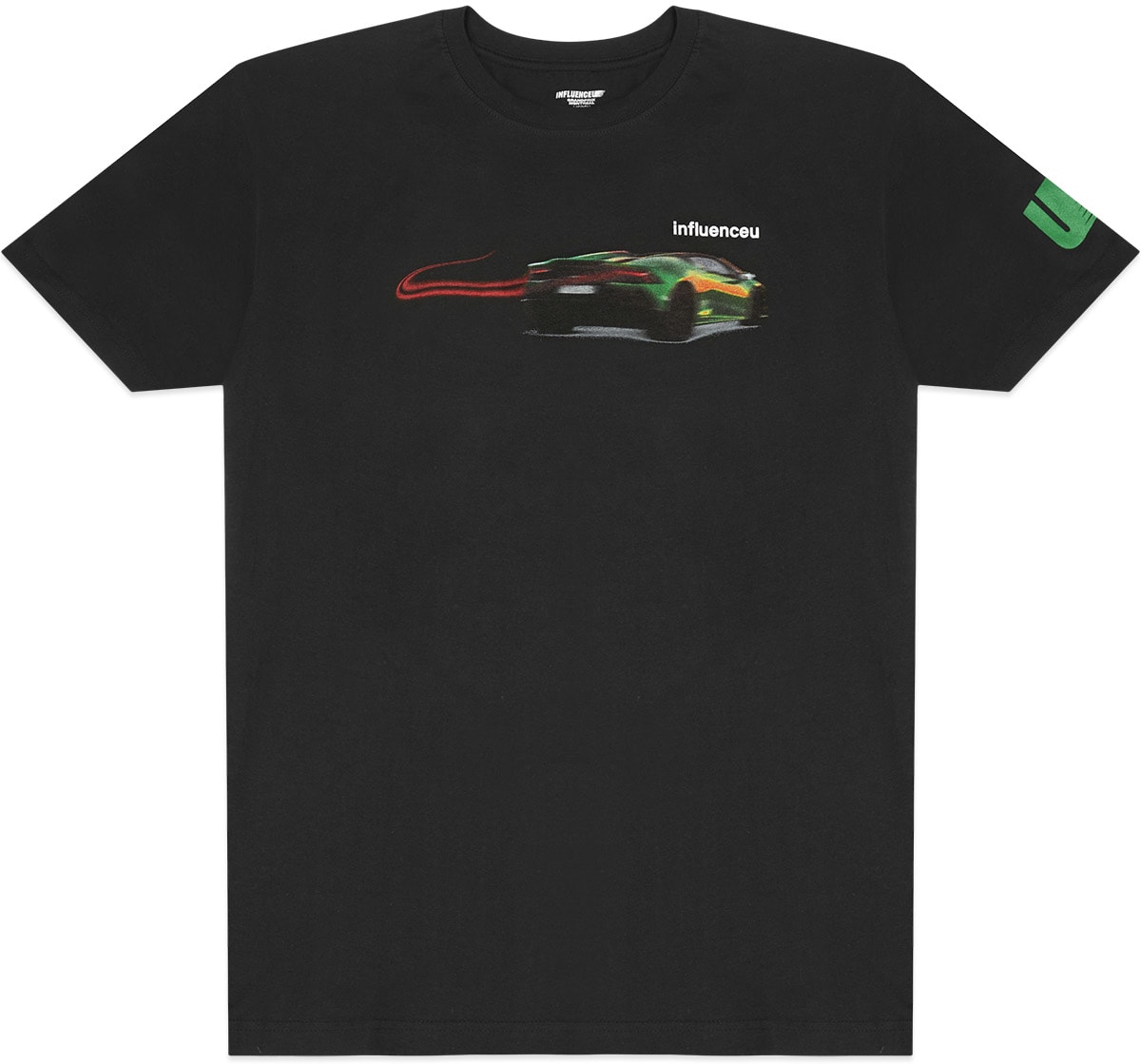 influenceu: Noir T-Shirt Lamborghini Noir - 1