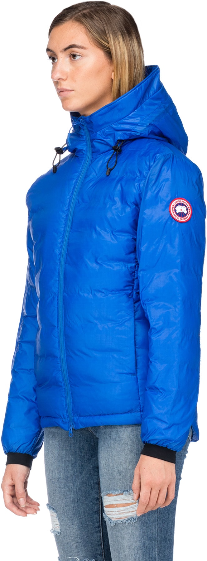 Canada Goose: Bleu Veste à Capuche PBI Camp Bleu - 2