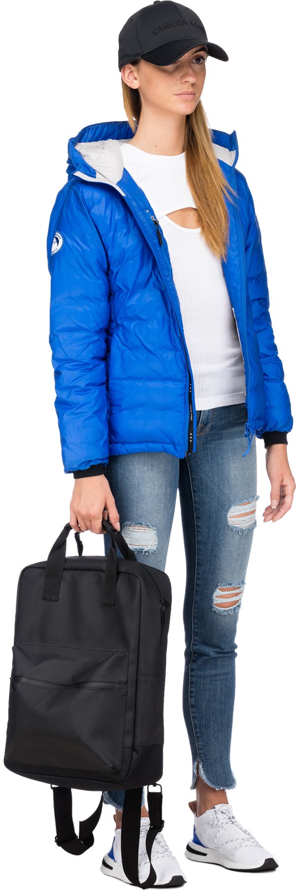 Canada Goose: Bleu Veste à Capuche PBI Camp Bleu - 4