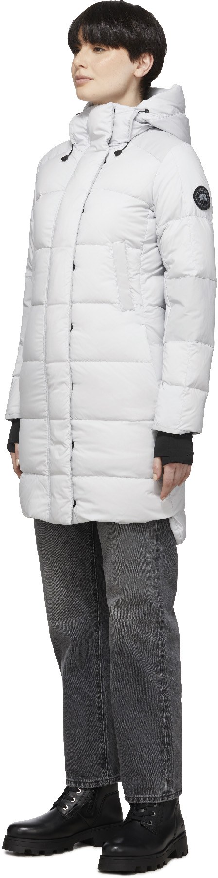 Canada Goose: Silver Black Label Alliston Coat - 2