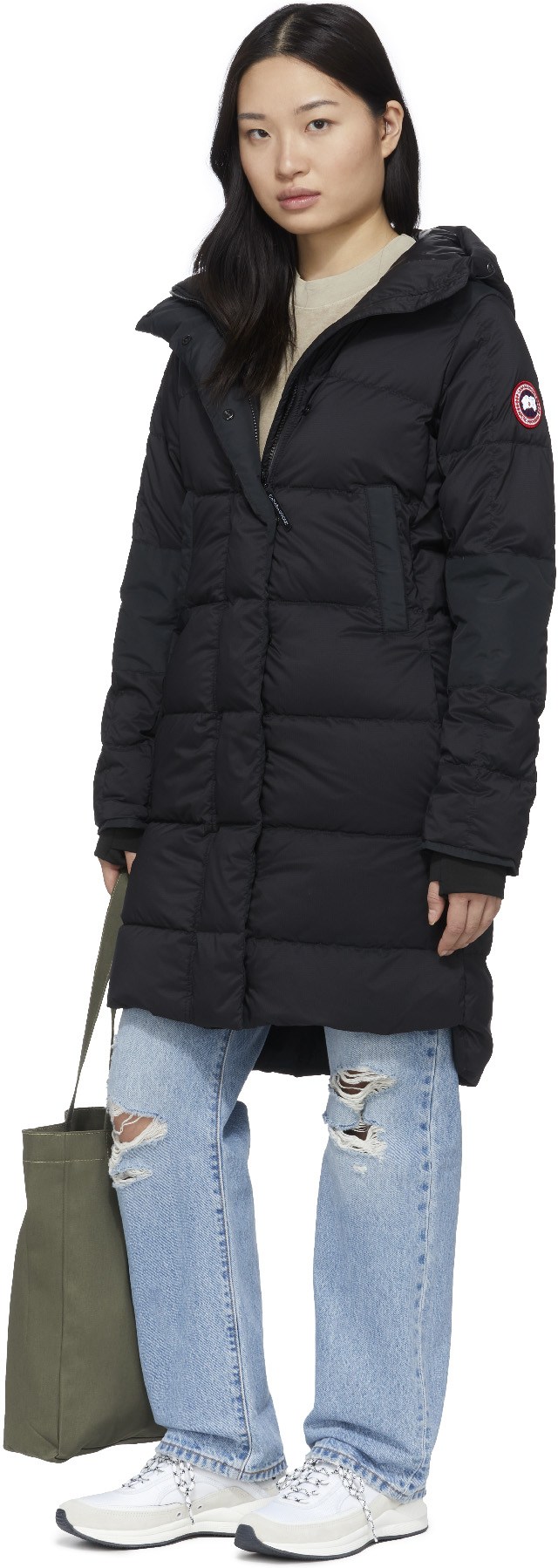 Canada Goose: Black Alliston Coat - 4