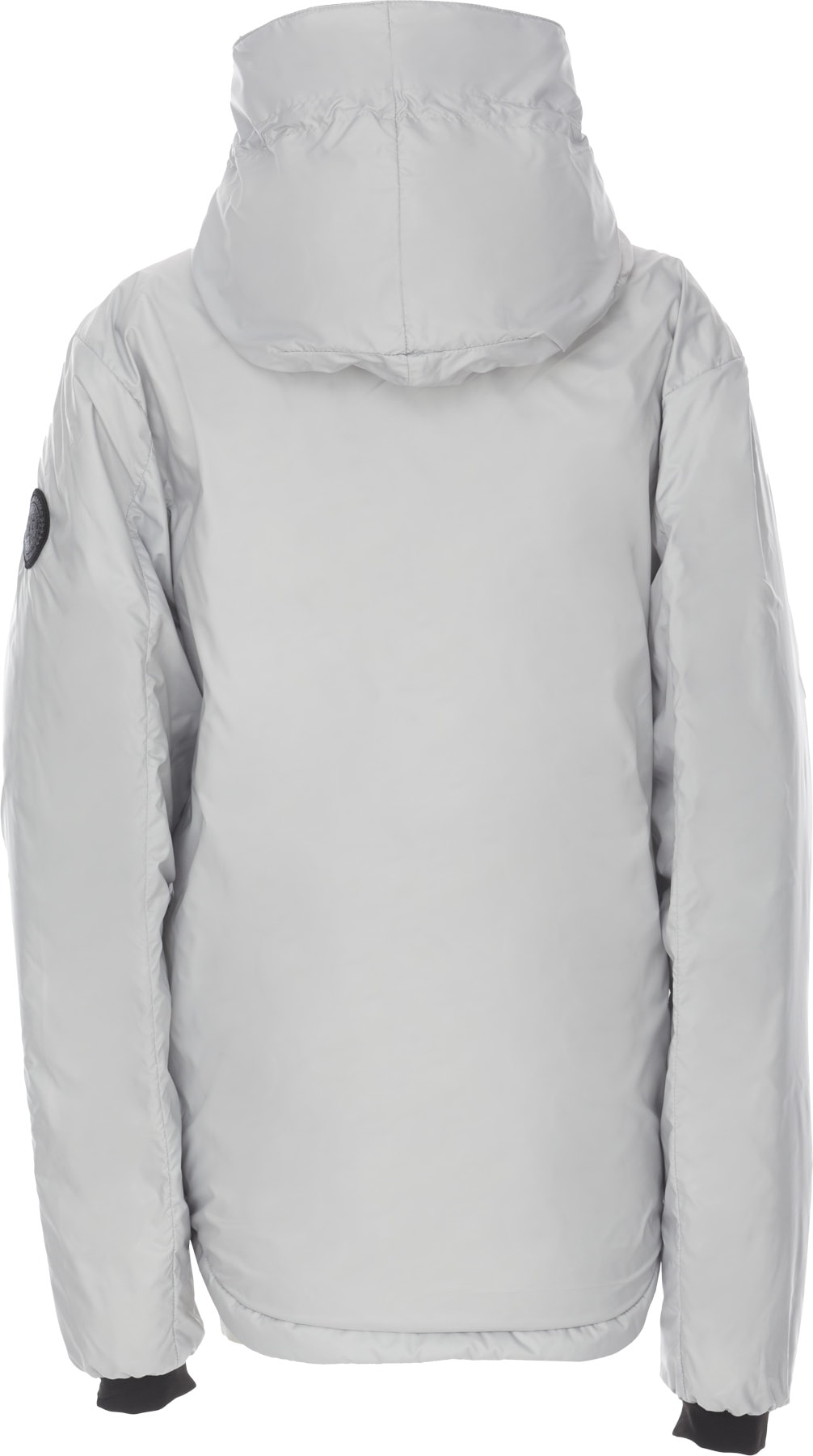 Canada Goose: Gris Manteau à Capuche Lodge Matte Black Label Gris - 2