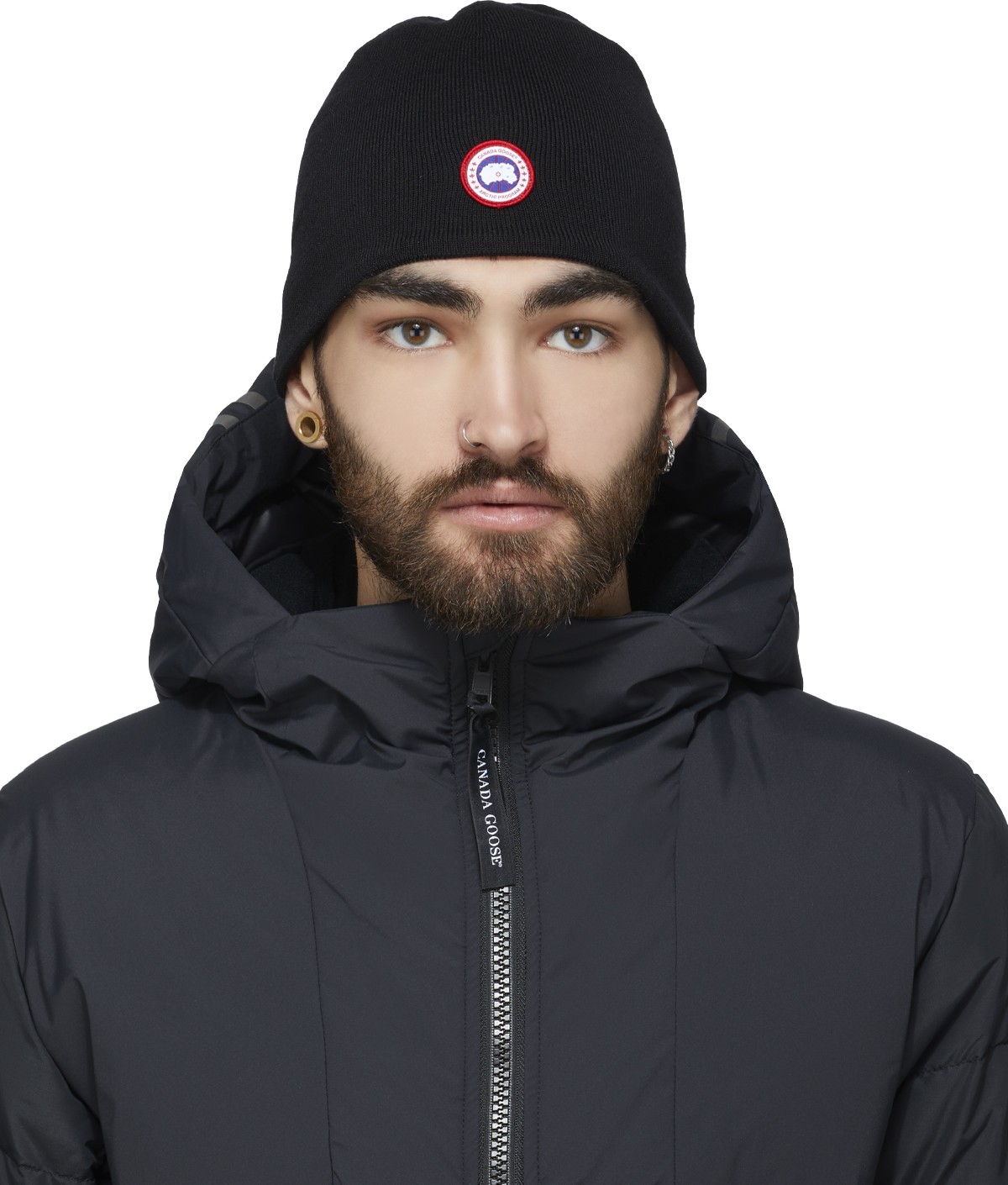 Canada Goose: Noir Bonnet Standard Noir - 1