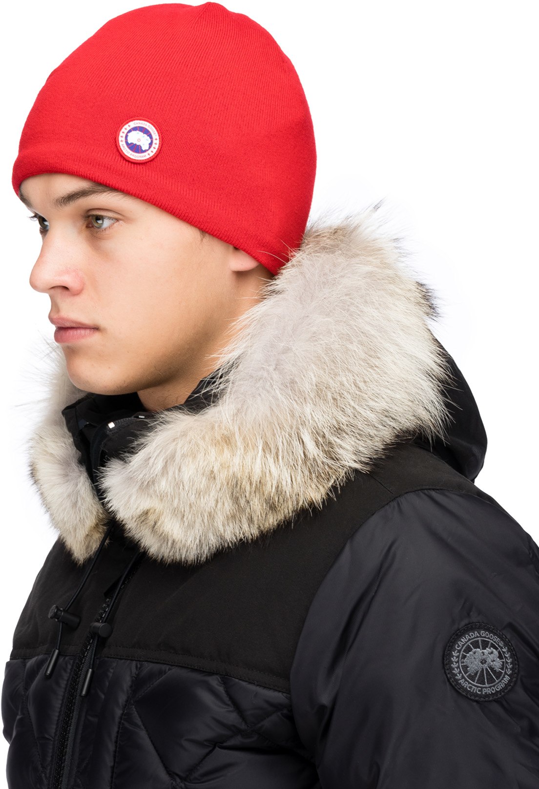 Canada Goose: Red Standard Toque - 2