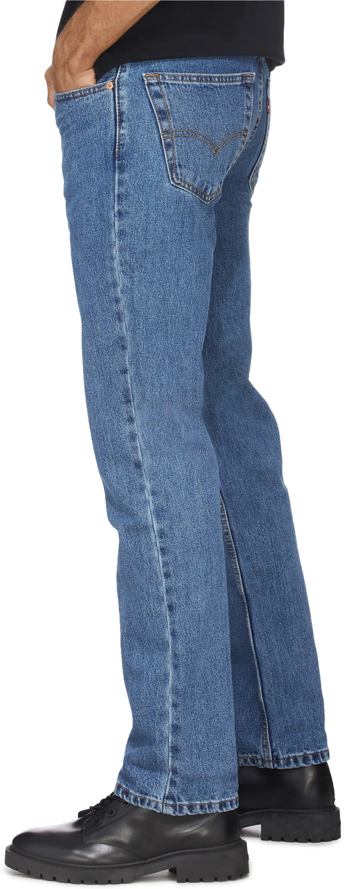 Levis: Bleu Jean 516 Slim Straight Bleu - 4