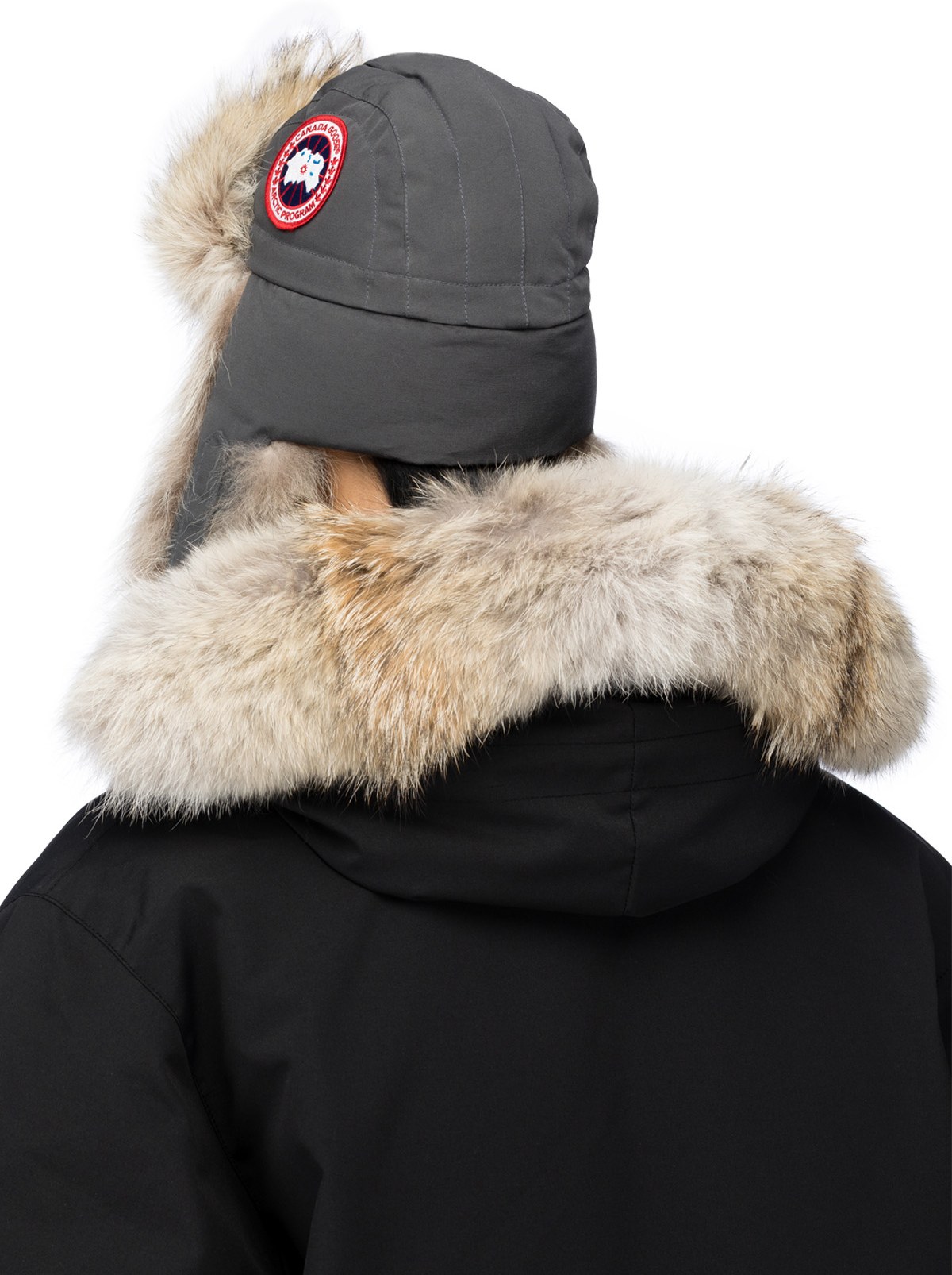 Canada Goose: Grey Aviator Hat - 3