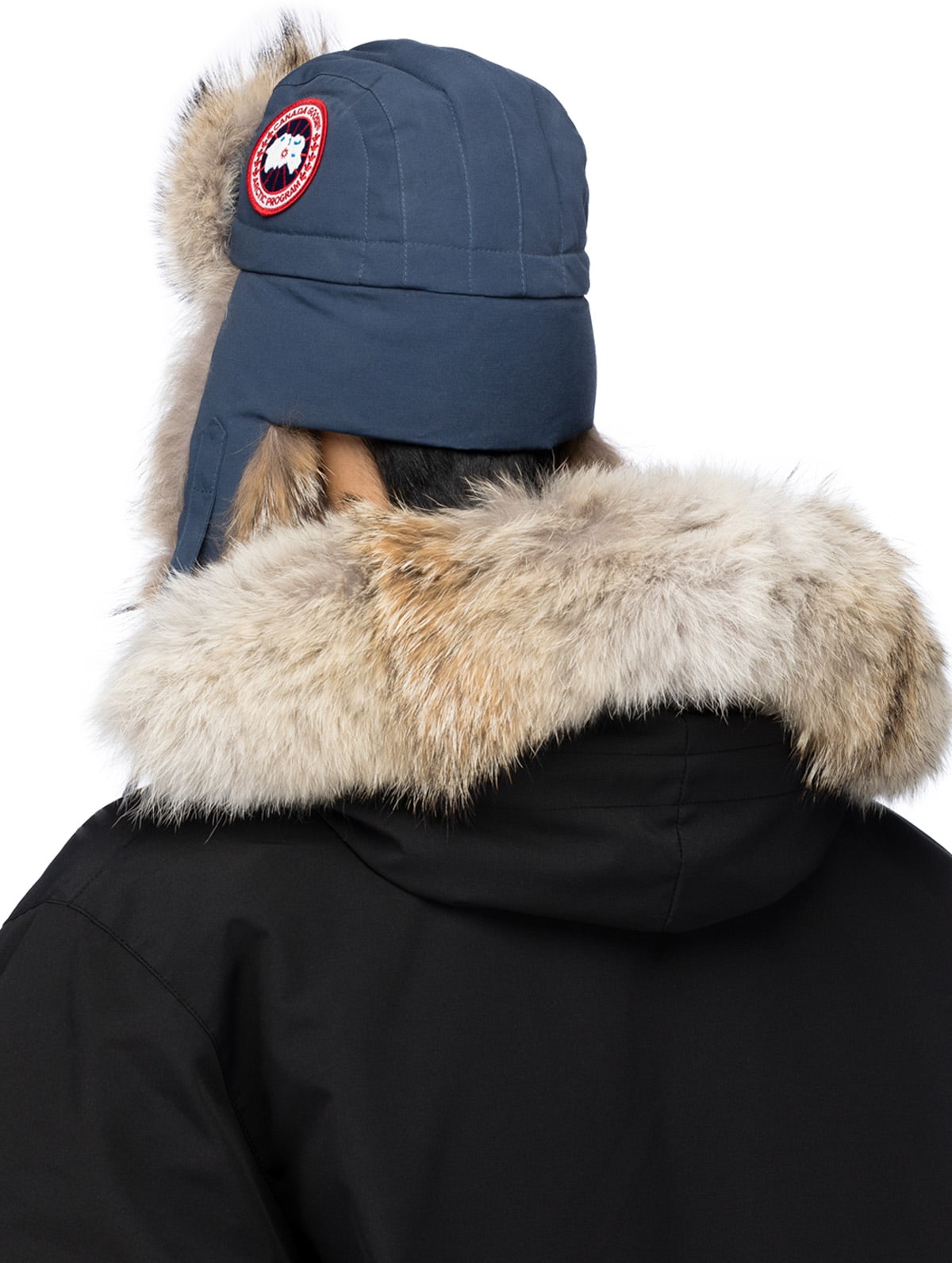 Canada Goose: Blue Aviator Hat - 3