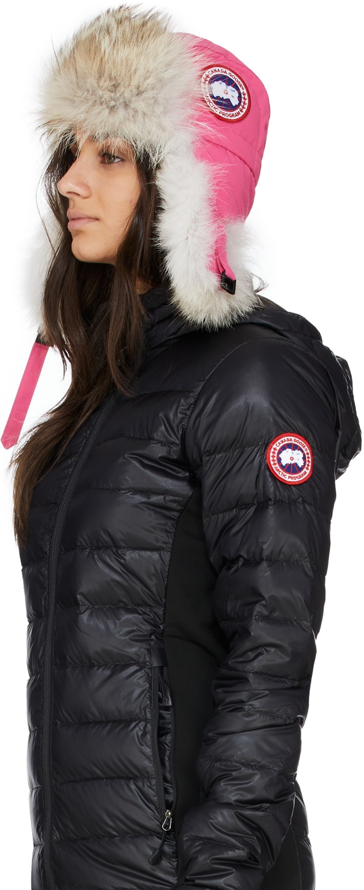 Canada Goose: Pink Aviator Hat - 4