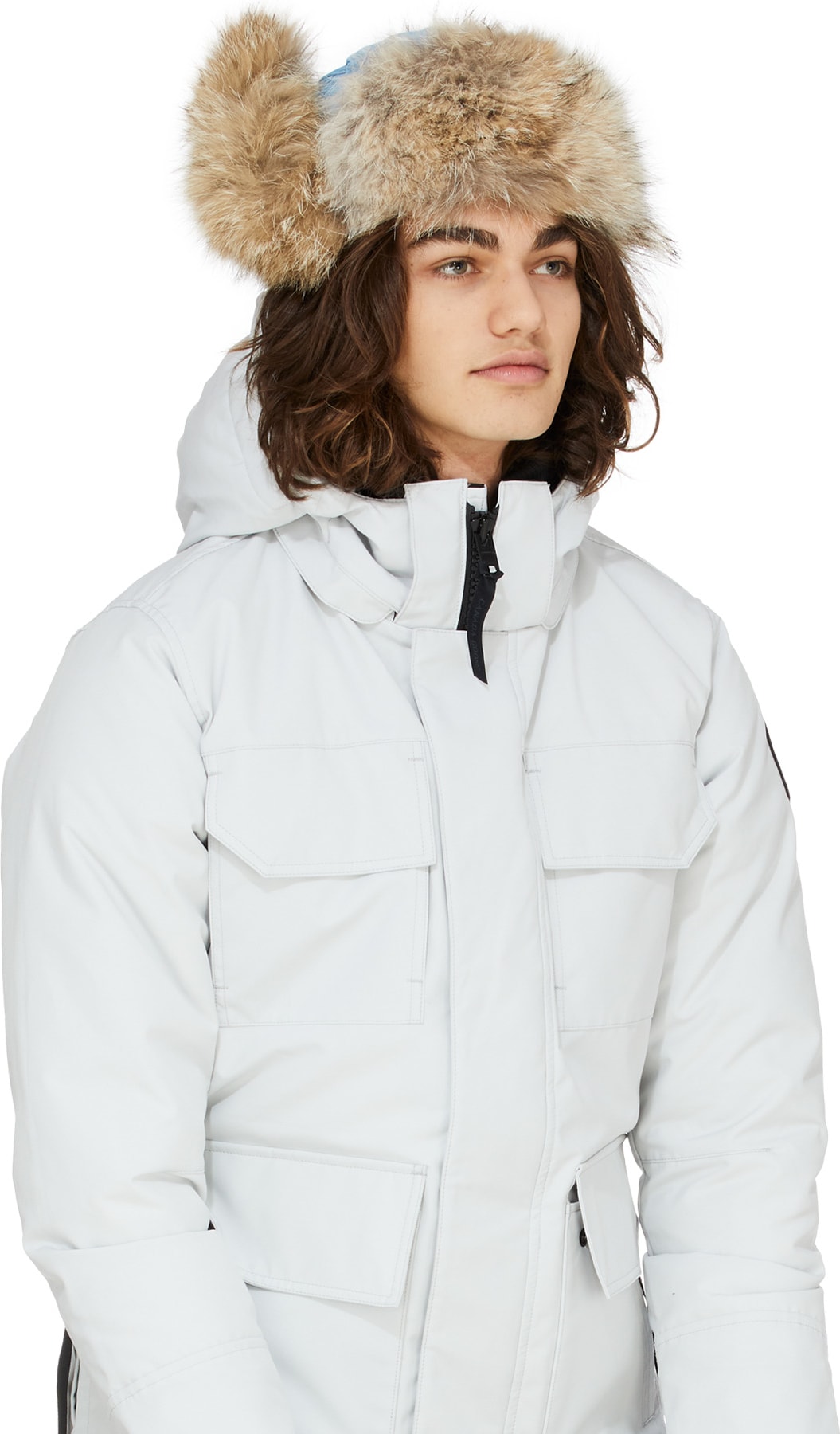 Canada Goose: Blue Aviator Hat - 3