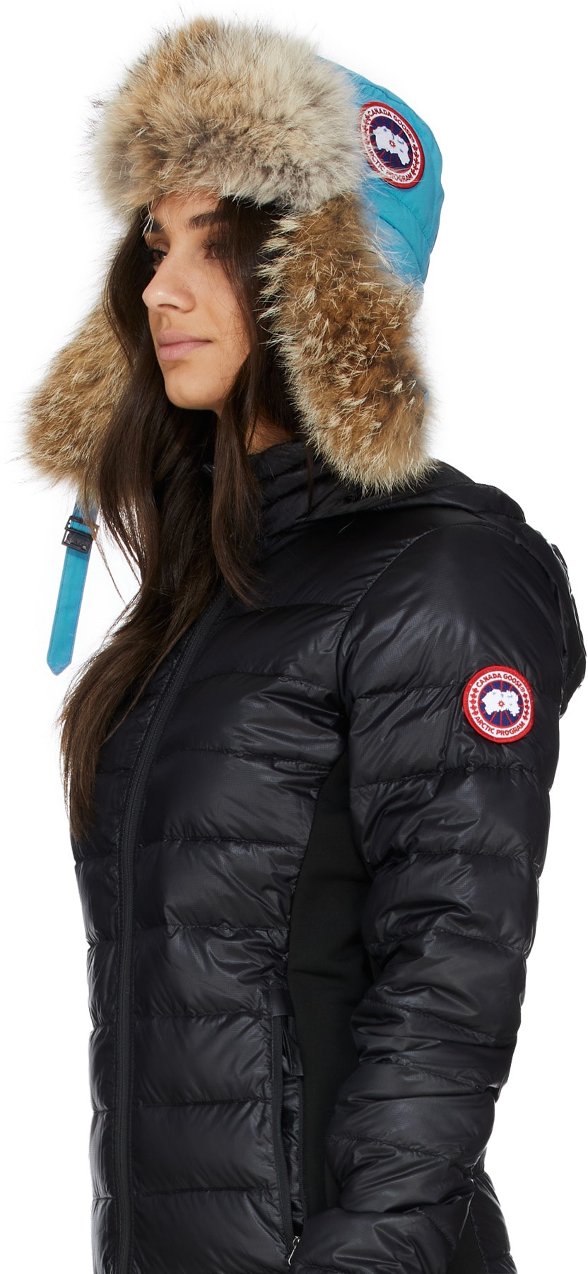 Canada Goose: Blue Aviator Hat - 4