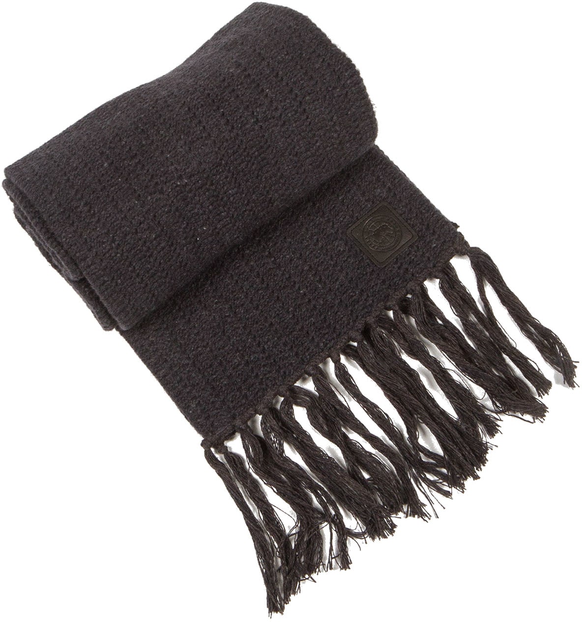 Canada Goose: Grey Black Label Cashmere Tassel Scarf - 1