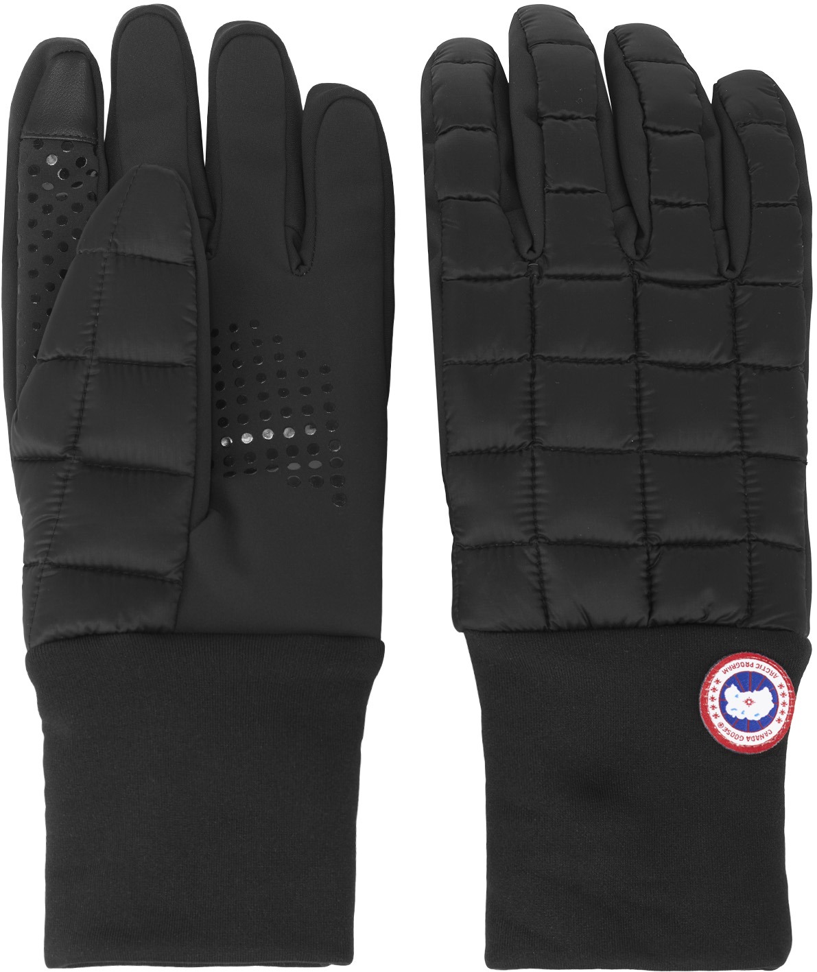 Canada Goose: Black Northern Glove Liners - 1