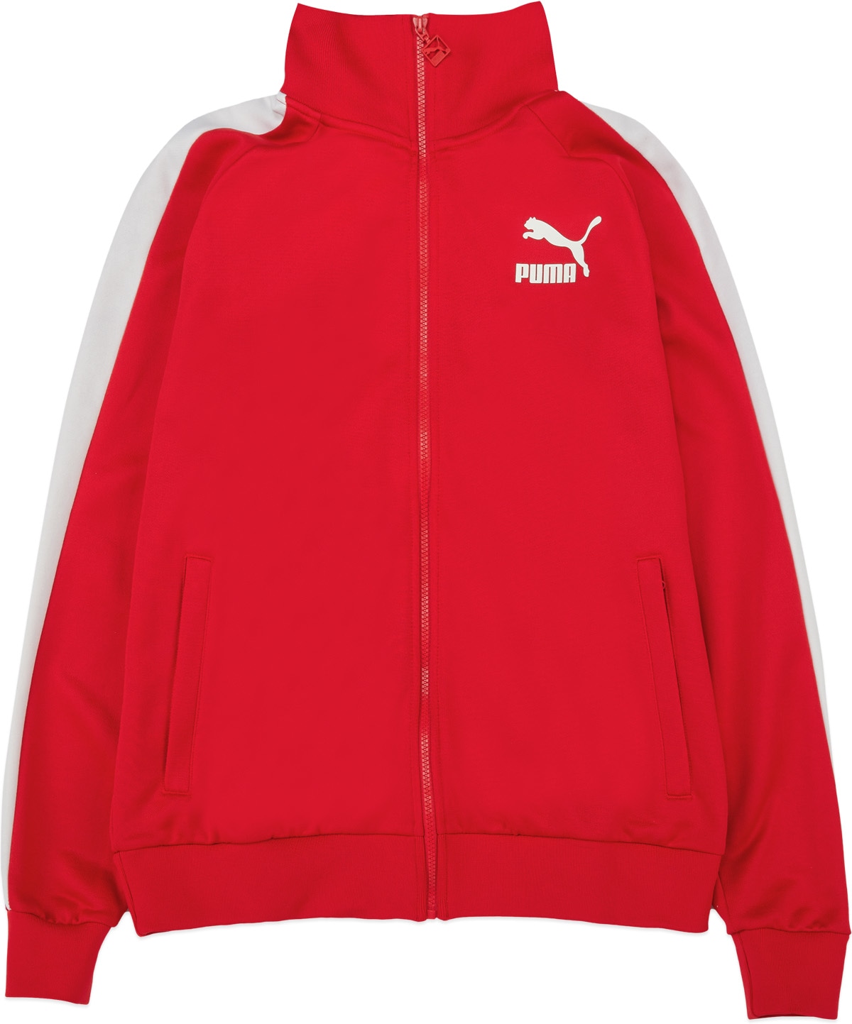 Puma: Rouge Veste de Survêtement T7 Iconique Rouge - 1