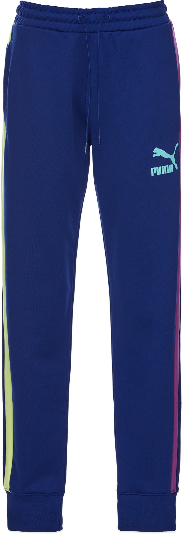 Puma: Blue Iconic T7 Track Pant - 1