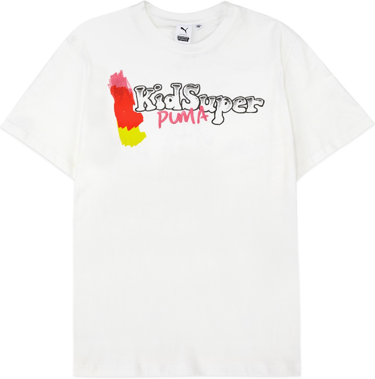 Puma: White Puma x KidSuper T-Shirt - 1