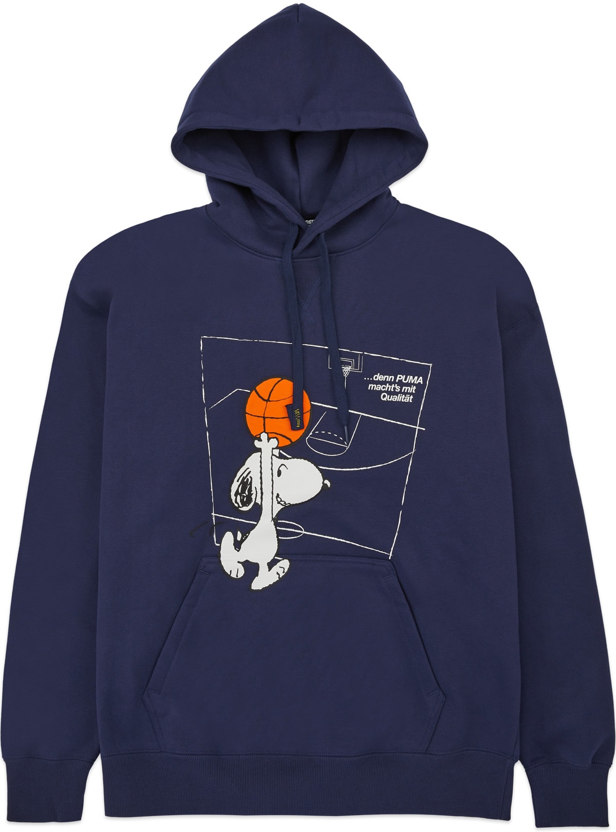 Puma: Blue Puma x Peanuts Hoodie - 1