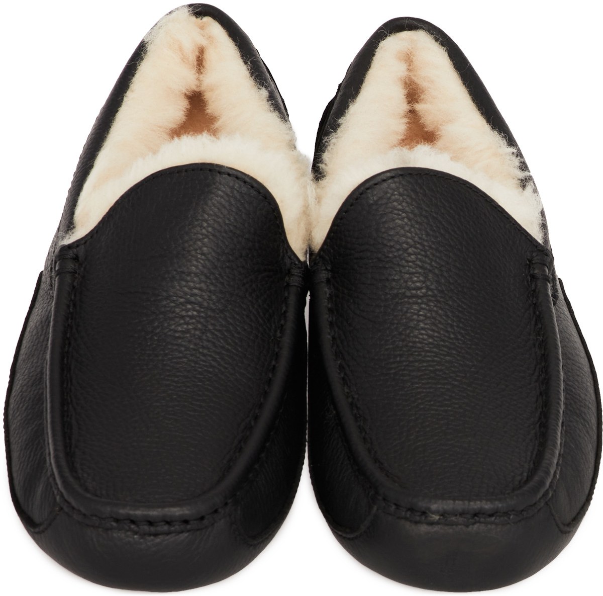 UGG: Black Ascot Matte Leather - 4