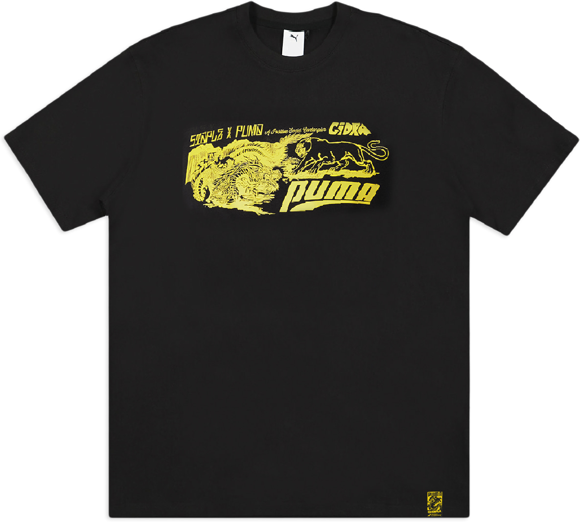 Puma: Black PUMA x STAPLE Graphic T-Shirt - 1