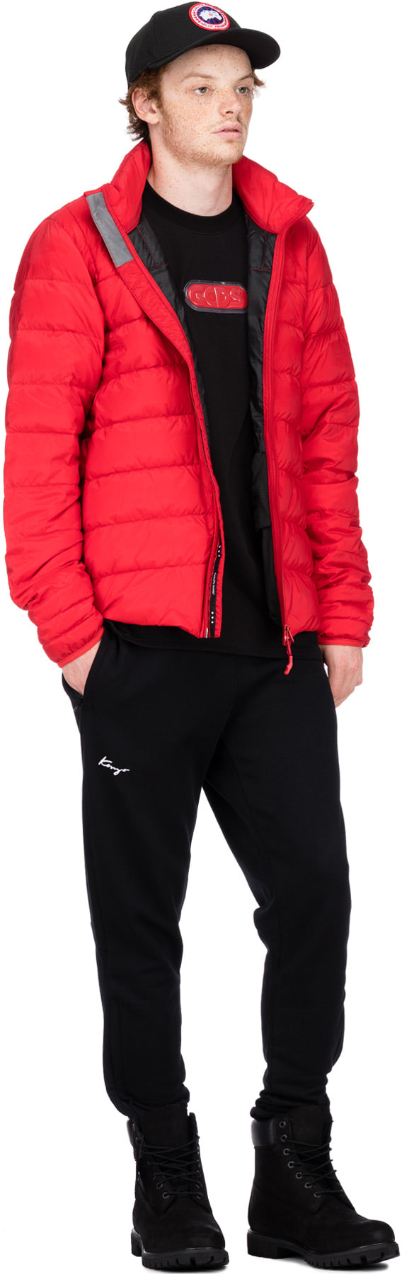 Canada Goose: Red Brookvale Jacket - 4