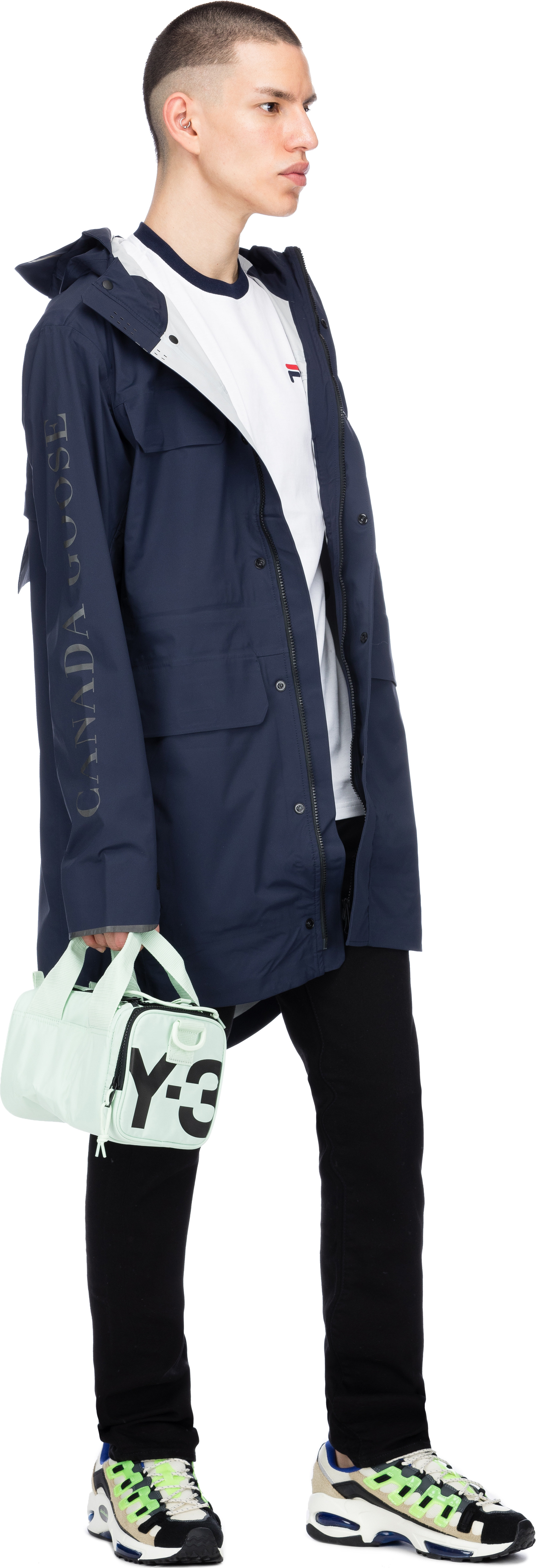 Canada Goose: Bleu Manteau Seawolf Bleu - 4