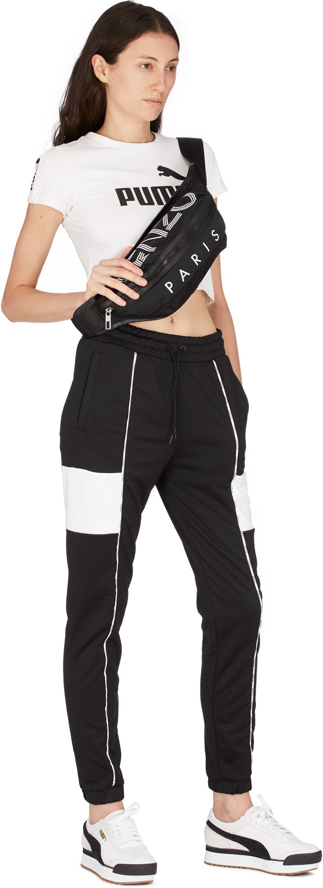 Puma: Black XTG Track Pants - 4