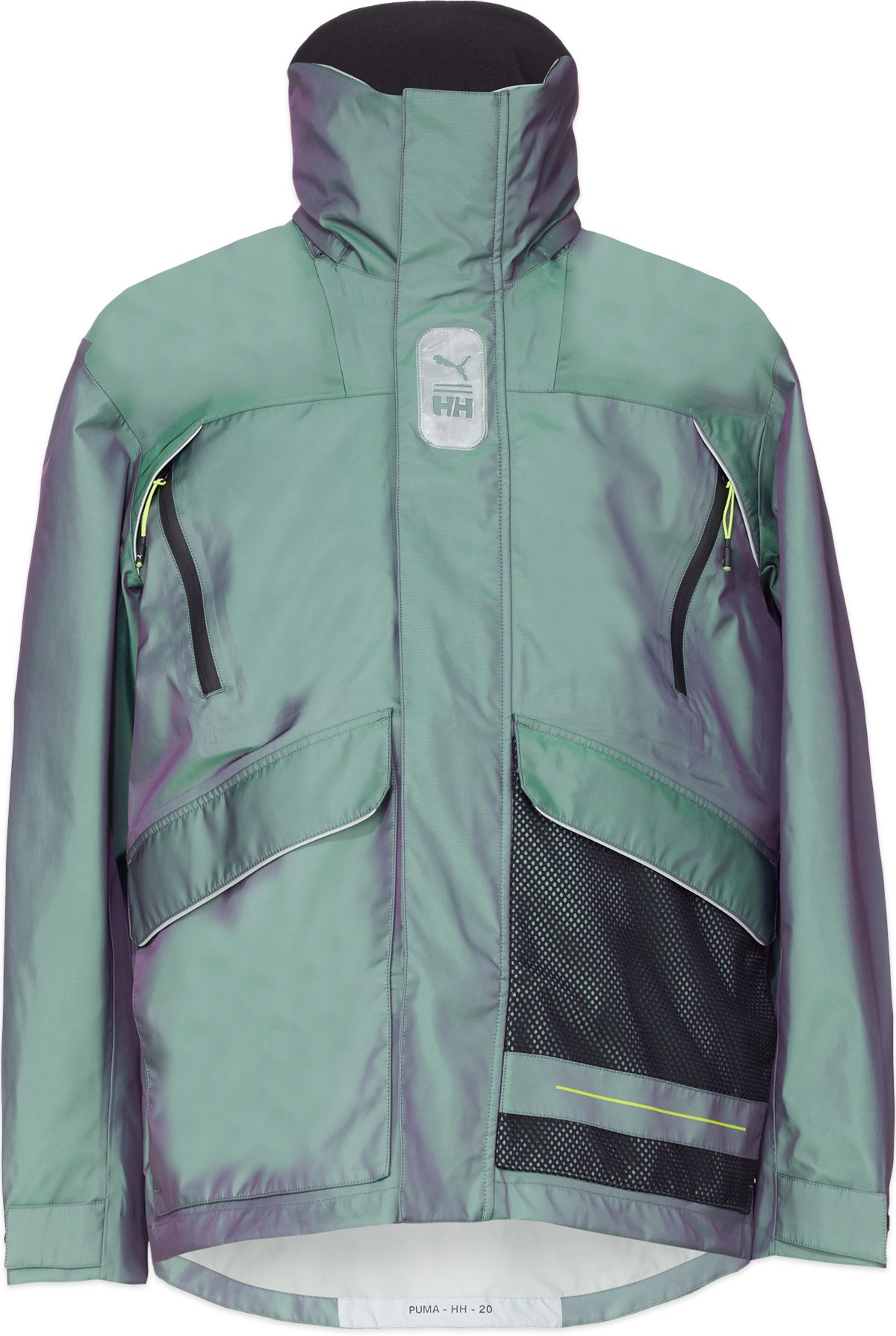 Puma: Green Puma x Helly Hansen Tech Jacket - 1