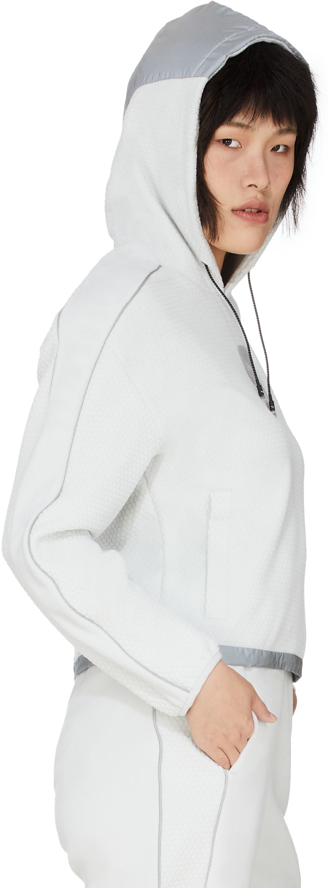 Puma: Grey Puma x Helly Hansen Polar Fleece Hoodie - 3