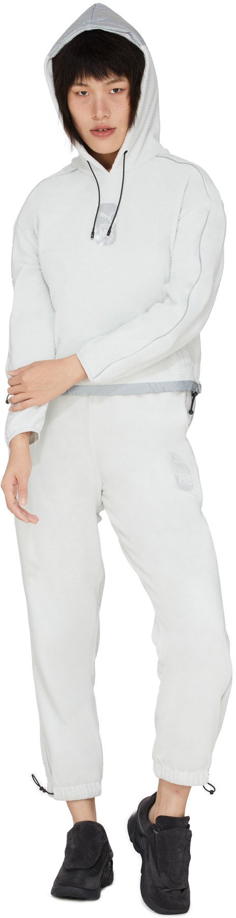 Puma: Grey Puma x Helly Hansen Polar Fleece Pants - 5