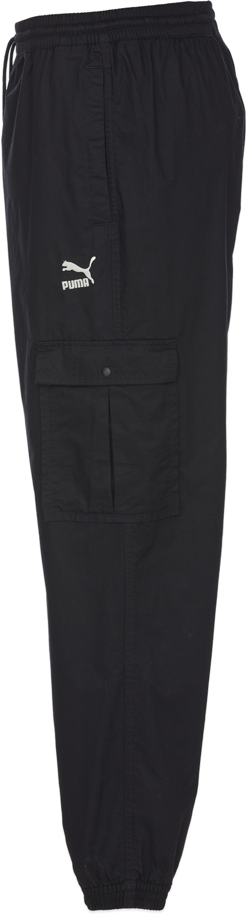 Puma: Noir Pantalon de Jogging Classique en Coton Noir - 2