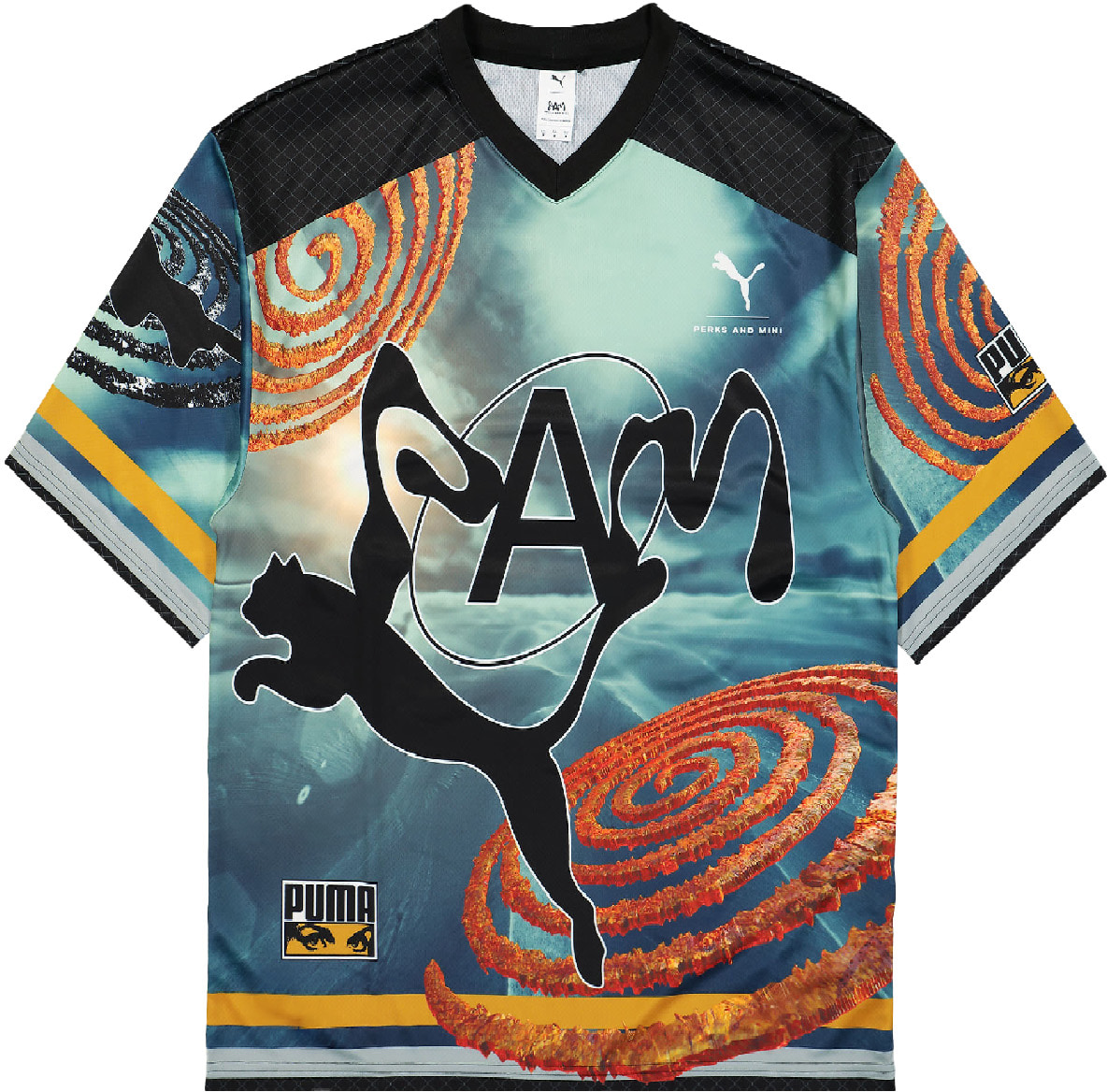 Puma: Black PUMA x P.A.M. Hockey Jersey - 1