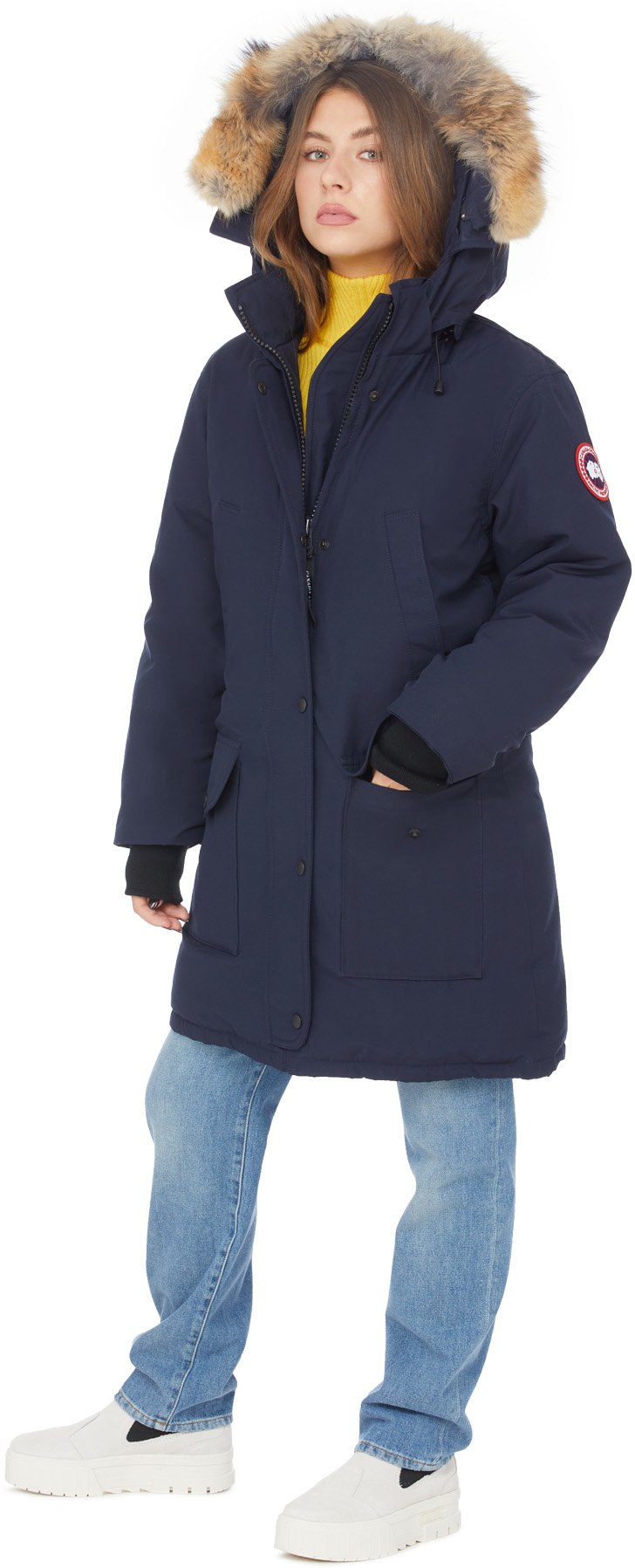Canada Goose: Bleu Parka Trillium Bleu - 4