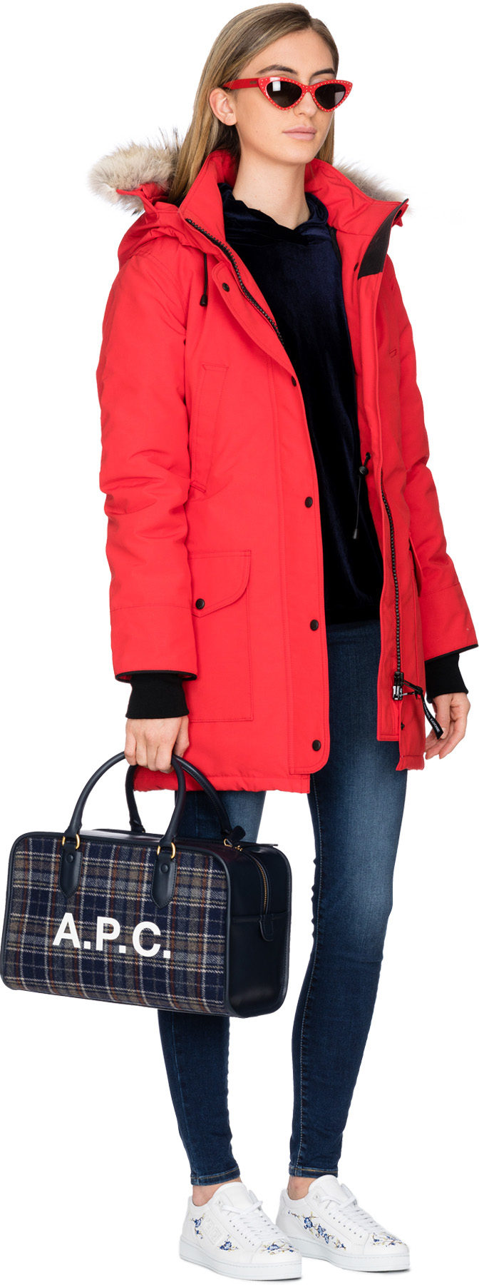 Canada Goose: Rouge Parka Trillium Rouge - 4