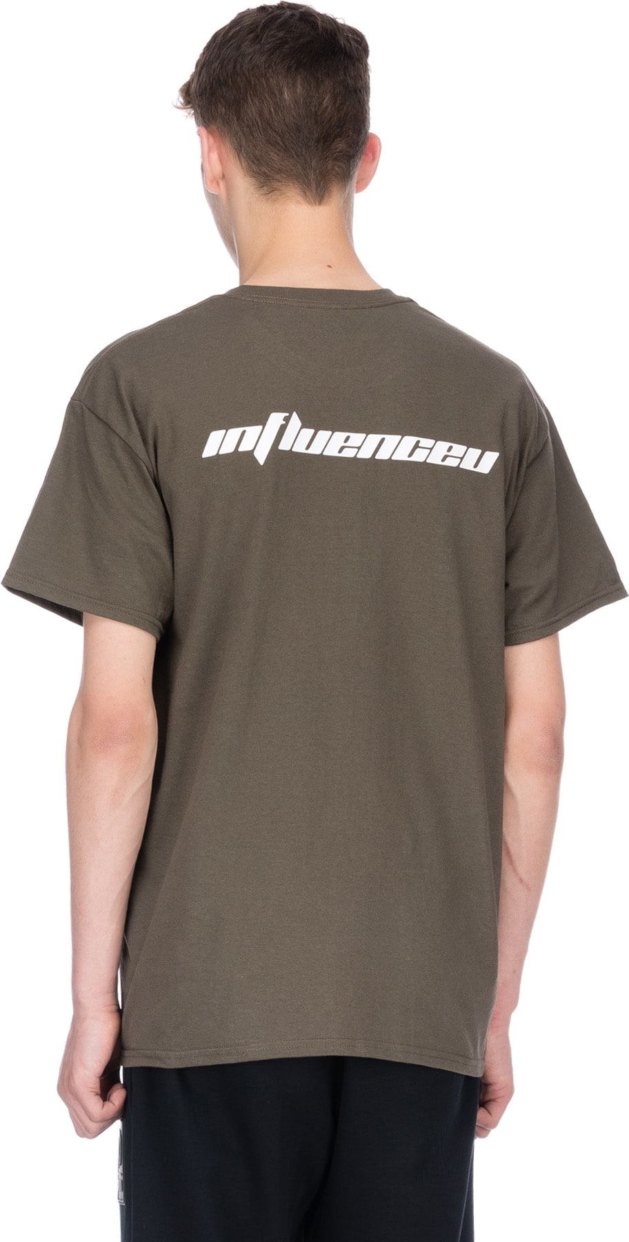 influenceu: Neutrals Influence U Back Logo T-Shirt - 3