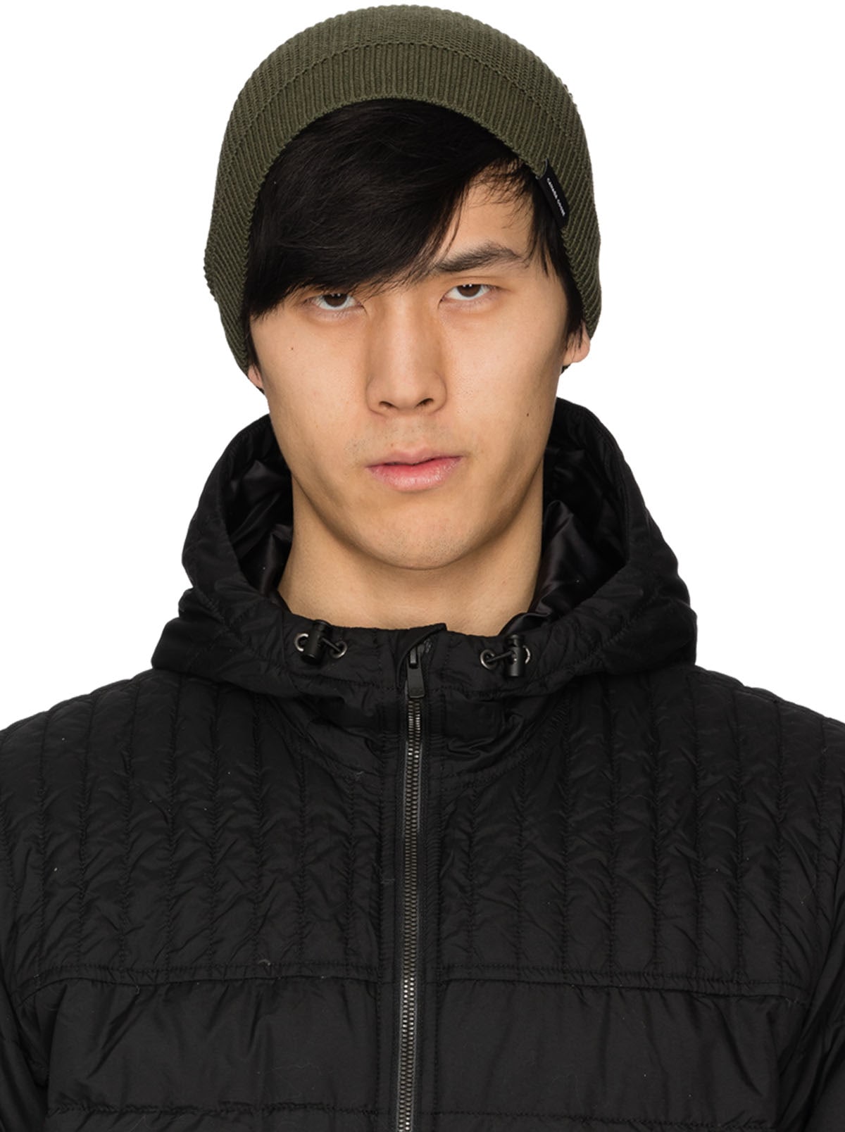 Canada Goose: Vert Tuque Gaufré Vert - 1