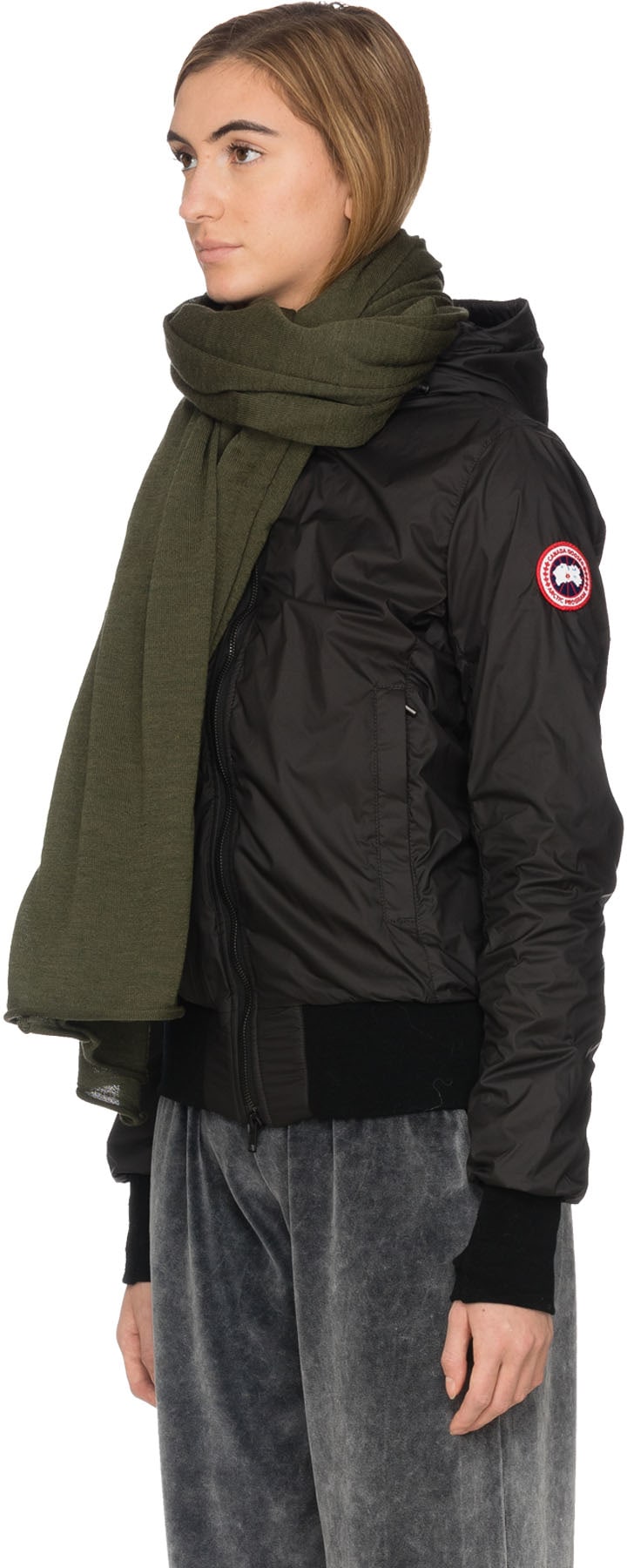 Canada Goose: Green Travel Scarf Blanket - 2