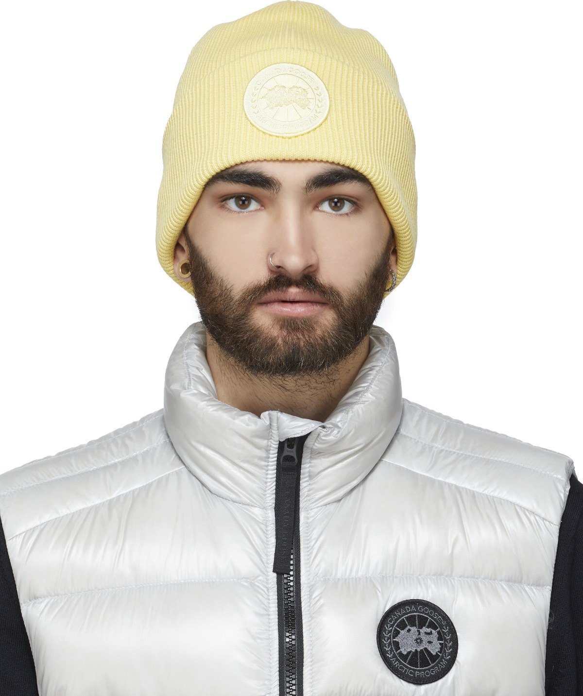 Canada Goose: Yellow Artic Toque Garment Dye - 1