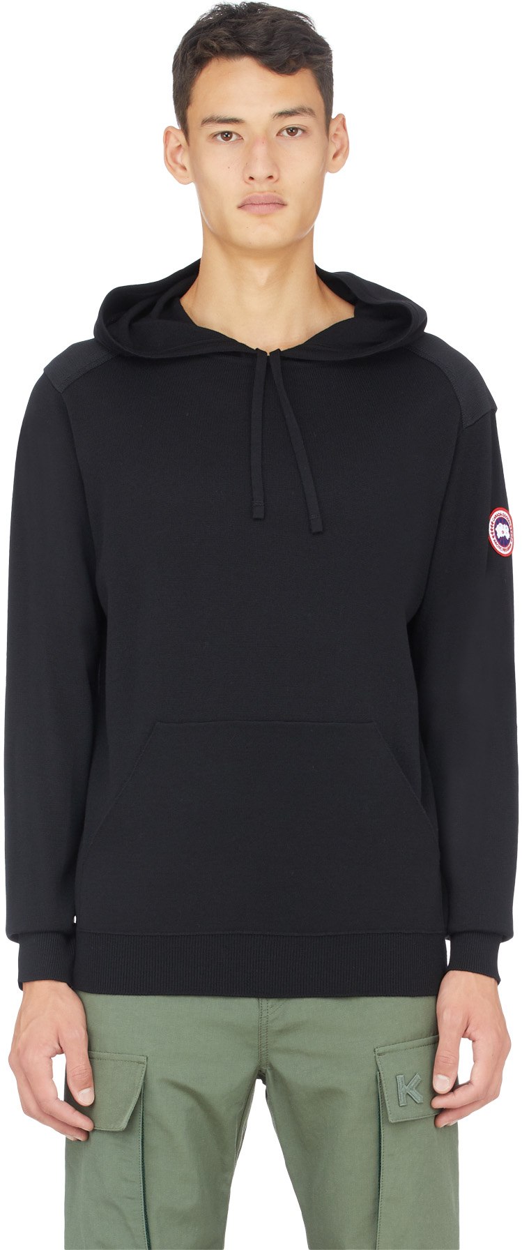 Canada Goose: Black Amherst Hoodie - 1