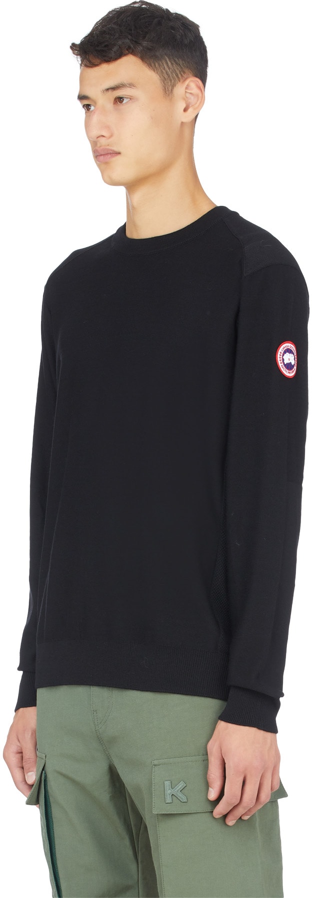 Canada Goose: Black Dartmouth Crew Sweater - 2