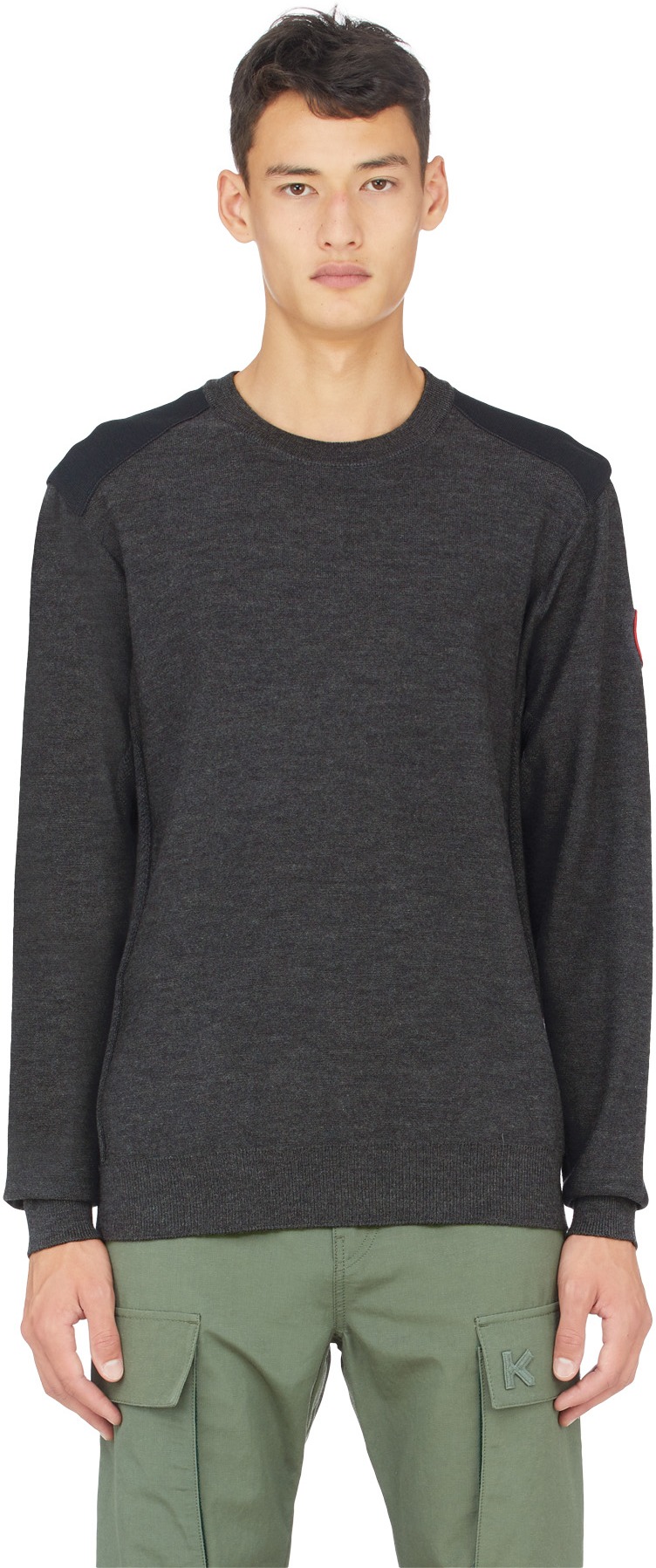 Canada Goose: Grey Dartmouth Crew Sweater - 1