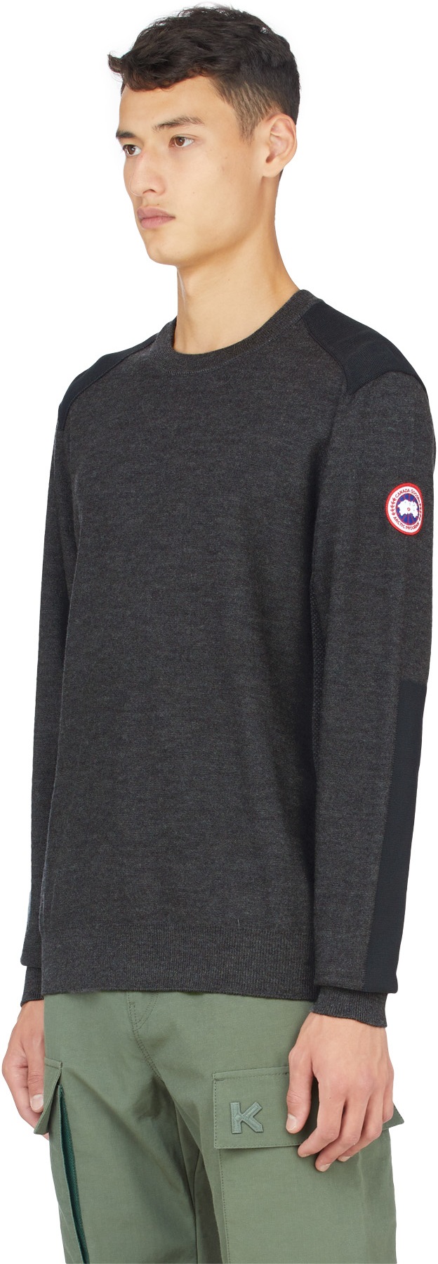 Canada Goose: Grey Dartmouth Crew Sweater - 2