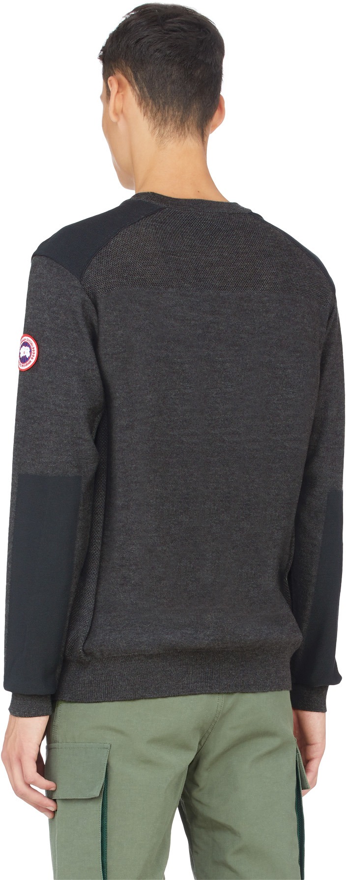 Canada Goose: Grey Dartmouth Crew Sweater - 3