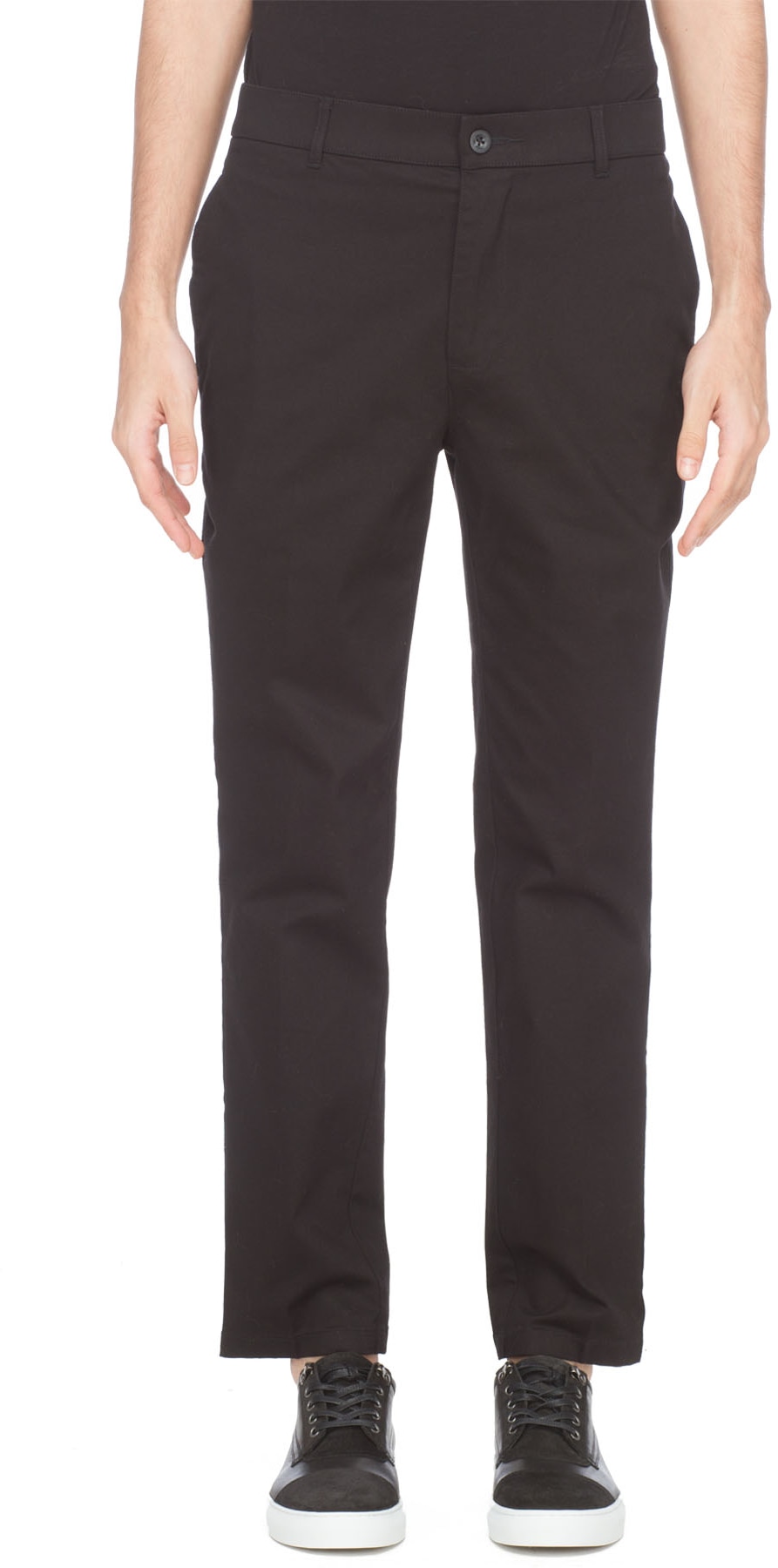 ZANEROBE: Black Box Heavy Chinos - 1