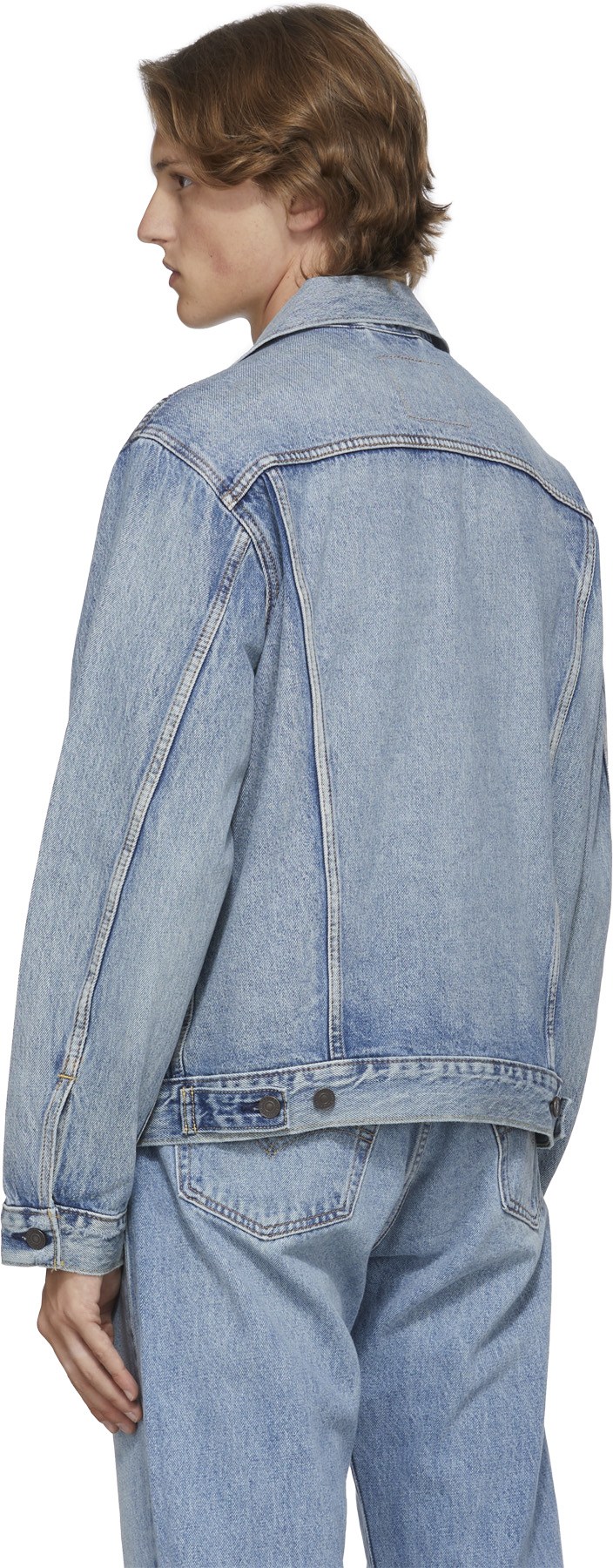 Levis: Bleu Blouson Camionneur Vintage Bleu - 3