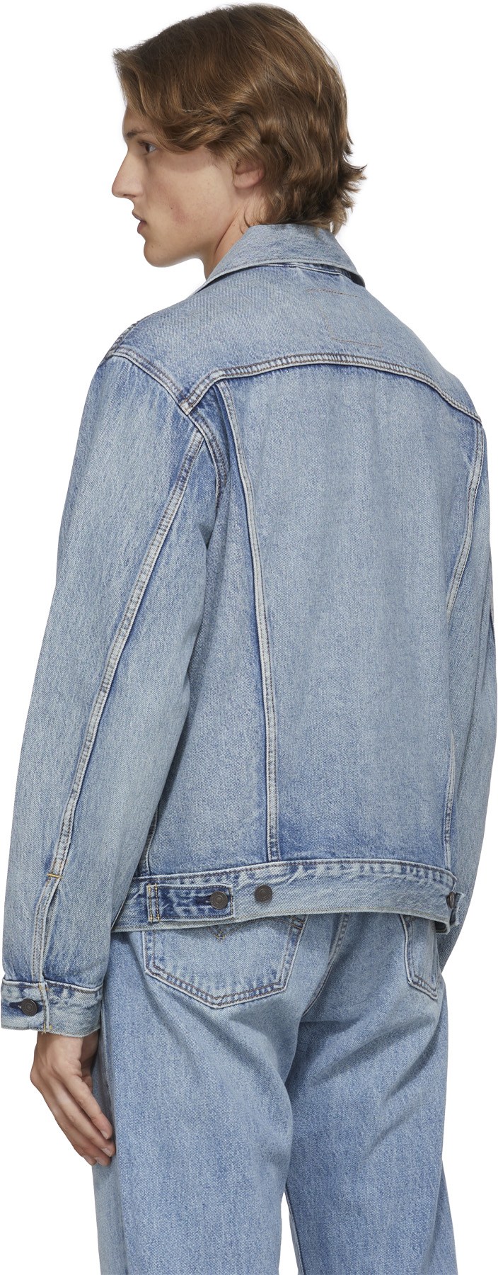 Levis: Blue Vintage Relaxed Fit Trucker Jacket - 3