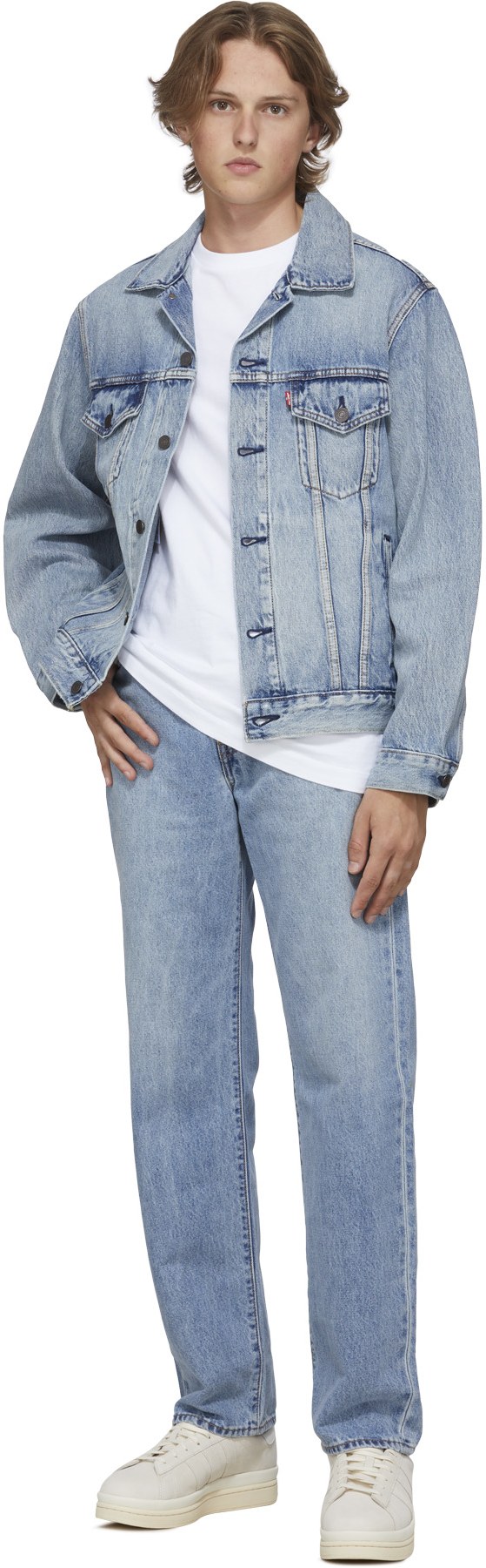 Levis: Bleu Blouson Camionneur Vintage Bleu - 4