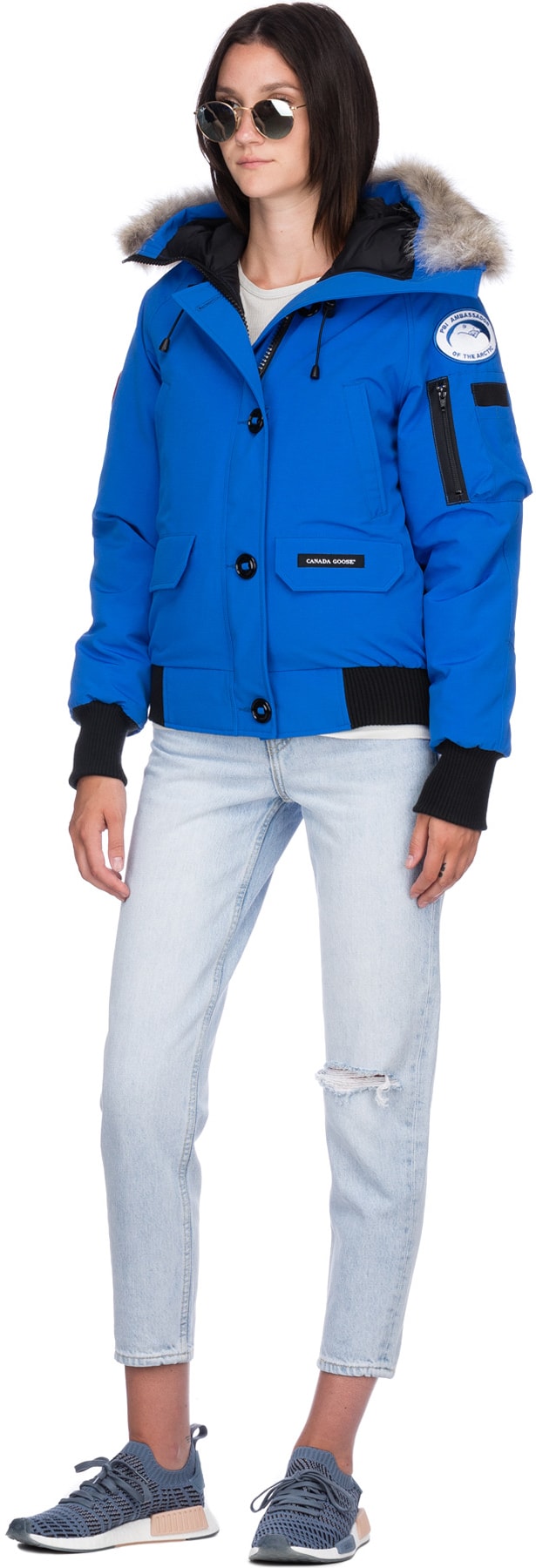 Canada Goose: Blue PBI Chilliwack Bomber - 4